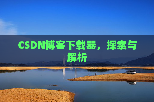 CSDN博客下载器，探索与解析
